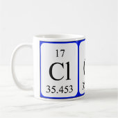 Element 17 witte mok - chloor (Links)