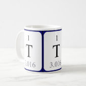 Élément 1b tasse - blanc de tritium (Devant gauche)