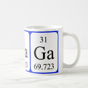 Element 31 witte mok - Gallium