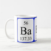 Élément 56 mug blanc - baryum (Gauche)