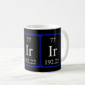 Element 77 mok - Iridium (Voorkant rechts)
