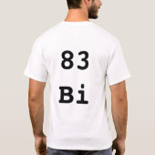 Element #83 - Bismuth T-shirt (Achterkant)