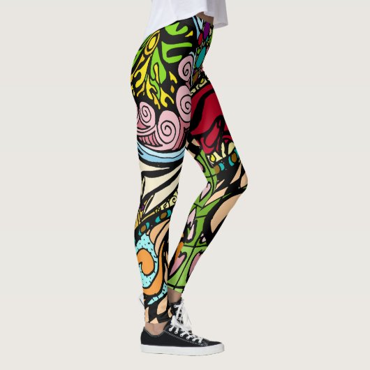 Element 9b Doodle Fine Art Leggings (Droite)