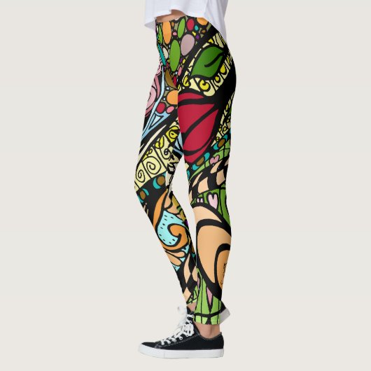 Element 9b Doodle Fine Art Leggings (Gauche)