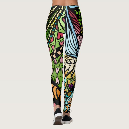 Element 9b Doodle Fine Art Leggings (Dos)
