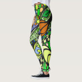 Element 9b Doodle Fine Art Leggings vert (Gauche)
