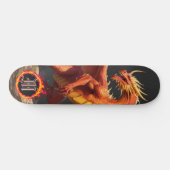 *~* Element AP88 Elementaire Dragon Fierce Flame Skateboard (Horizontaal)