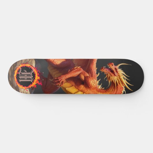 *~* Element AP88 Elementaire Dragon Fierce Flame Skateboard (Horizontaal)