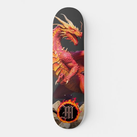 *~* Element AP88 Elemental Dragon Fierce Fire Skateboard (Voorkant)