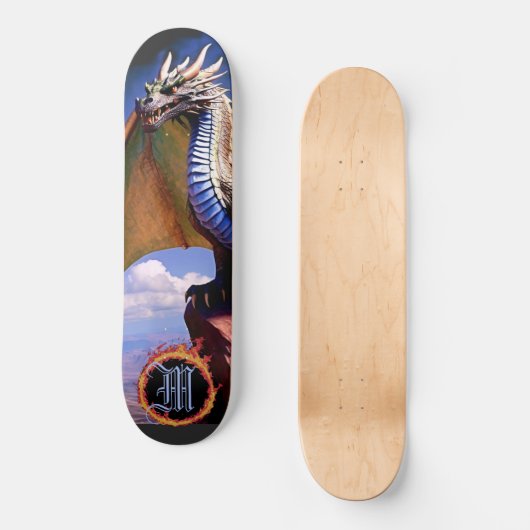 *~* Element AP88 Elemental Dragon Fierce Sky Cloud Skateboard (Voorkant)