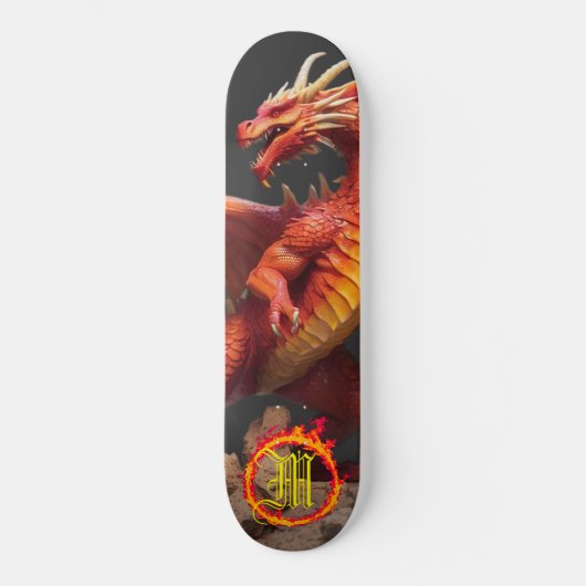 *~* Element AP88 Elemental Dragon Fire Fierce Skateboard (Voorkant)