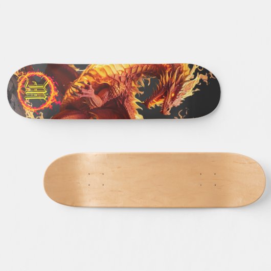 *~* Element AP88 Fire Elemental Dragon Fierce Skateboard (Horizontaal)