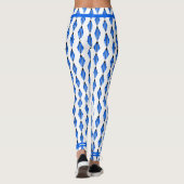 Elément Art déco dans Leggings bleu profond (Dos)