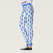 Elément Art déco dans Leggings bleu profond (Gauche)