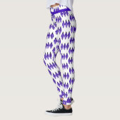 Elément Art déco dans Leggings violets profonds (Gauche)