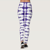 Elément Art déco dans Leggings violets profonds (Dos)