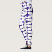 Elément Art déco dans Leggings violets profonds (Gauche)