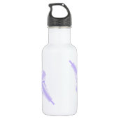 Elément Art déco en bouteille d'eau lilas & violet (Dos)