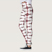Elément Art déco en Leggings crimson (Gauche)