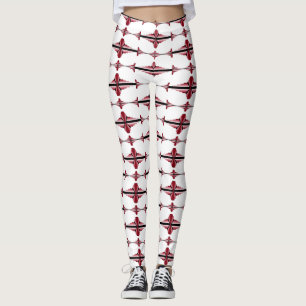 Elément Art déco en Leggings crimson