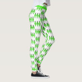 Elément Art déco en Leggings vert citron (Droite)