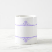 Elément Art déco en tasse de café lilas & violet (Centre)