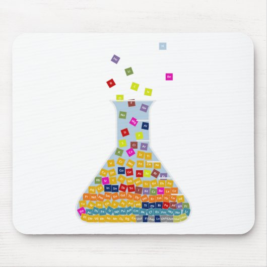 Element Beaker Mousepad Muismat (Voorkant)