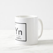 Élément chimique MUG personnalisable (Devant droit)