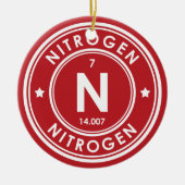 Élément d'azote Ornement en céramique rouge (Devant)