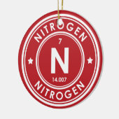 Élément d'azote Ornement en céramique rouge (Gauche)