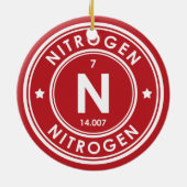 Élément d'azote Ornement en céramique rouge (Dos)