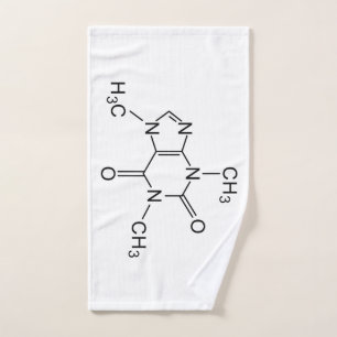 élément de chimie de café de formule chimique d