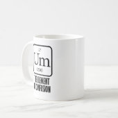 Élément de tasse drôle de confusion (Devant gauche)