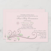 Élément élégant Occasion religieuse Invitation (Devant / Derrière)