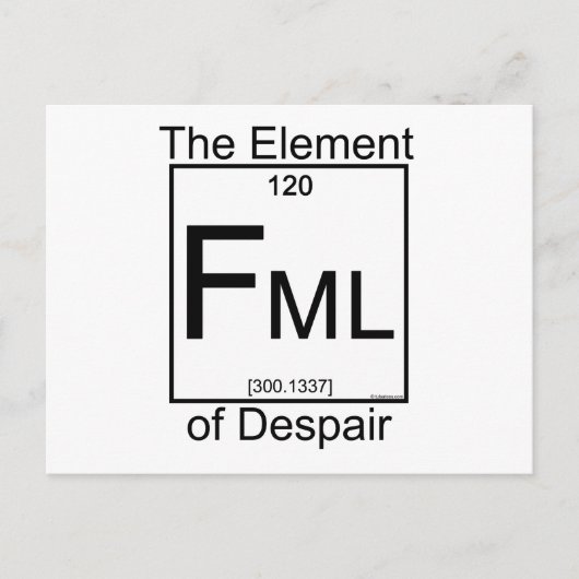Element FML Briefkaart (Voorkant)
