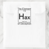Element HAX Ronde Sticker (Tas)