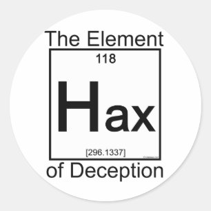 Element HAX Ronde Sticker