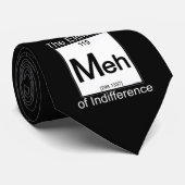 Element MEH Zwart Stropdas (Opgerold)