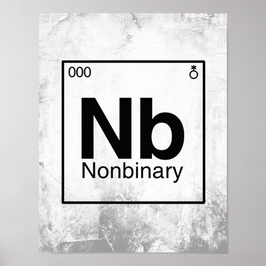 Élément NB - Tableau périodique non binaire (Devant)