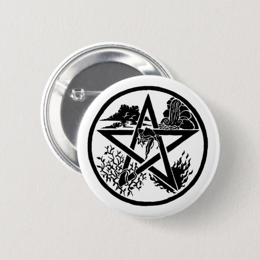 Element Pentacle Button (Voorkant /achterkant)
