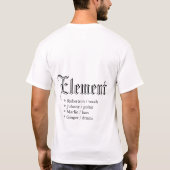 Element t-shirt (Achterkant)