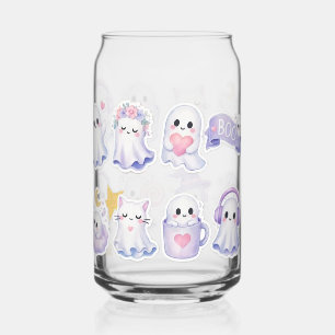 Élément Verre avec Motifs Mignons et Effrayants d'