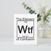 Element WTF Briefkaart (Staand voorkant)