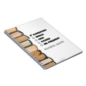 Elementair Afstuderen Ms. President T-Shirt Notitieboek (Rechterzijde)