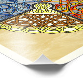 Elementair Celtic Cross Medallion Foto Afdruk (Hoek)