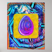 Elementair ether binnen aarde meditatie hulp Tattv Poster (Voorkant)