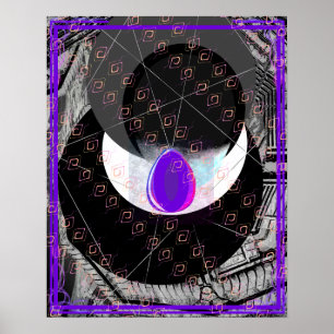 Elementair ether binnen water meditatie hulp Tattv Poster