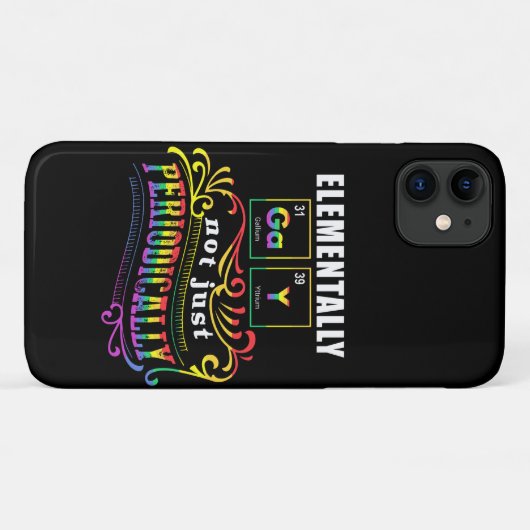Elementair gedoe niet alleen periodiek Case-Mate iPhone case (Achterkant (horizontaal))