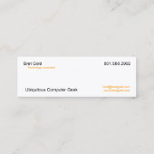 Elementair Mini Visitekaartje (Achterkant)