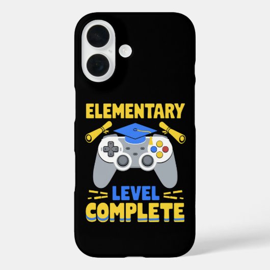 Elementair niveau Complete Gaming Gamer Afstuderen Case-Mate iPhone Case (Achterkant)